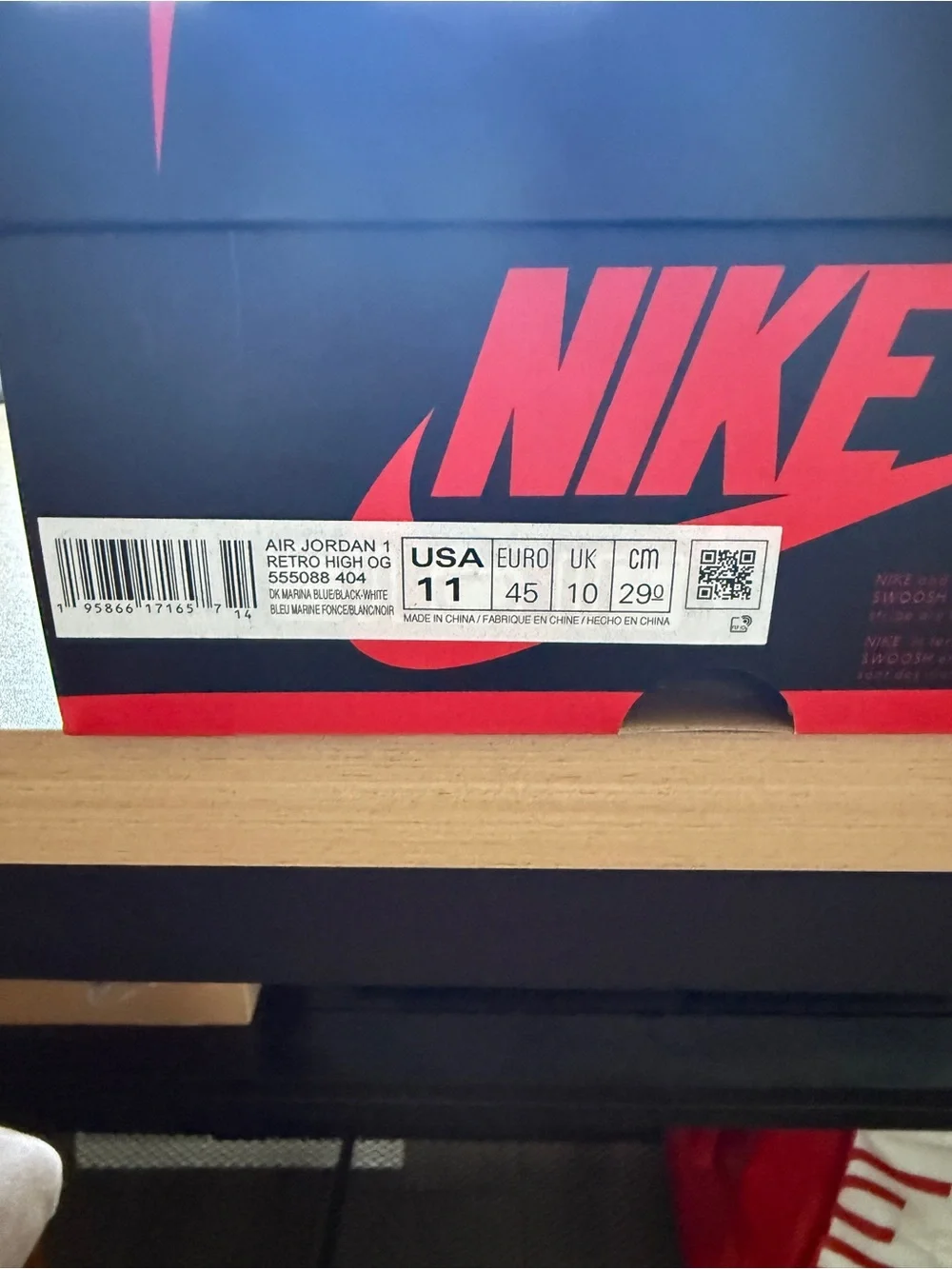Marina Blue Jordan 1